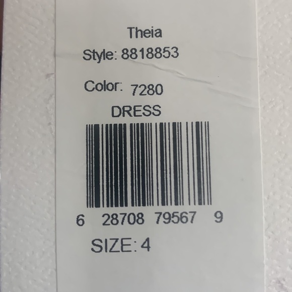 Theia Joslyn Bishop sleeve dress - Picture 10 of 10